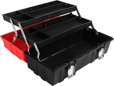 Werkzeugkoffer MAXPOWER 42x18x17 cm Metallverschluss 3