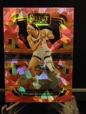 Isabelle Harrison 2024 Panini Select Pink Cracked Ice Prizm #24 - Chicago Sky