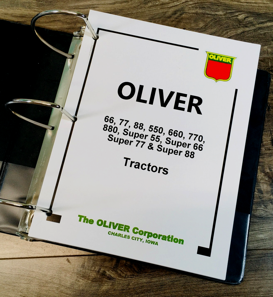 Oliver Super 55 66 77 88 Tractor Service Repair Manual Fleetline