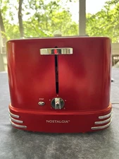 NEW NOSTALGIA Retro Series Pop-Up Hot Dog & Hot Dog Bun Toaster
