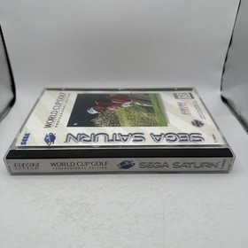 World Cup Golf Professional Edition Sega Saturn 1996 CIB Complete Manual Reg Car