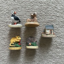 RARE Vintage Tetley Tea Ceramic Teapot Animals / Figurine Bundle