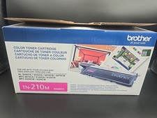 Brother Genuine TN-210M Magenta Toner Cartridge New Opened Box Sealed Foil Bag