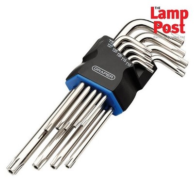 Draper 12811 TX-STAR  Langarm Sicherheitsschlüssel Set - 9 Stück
