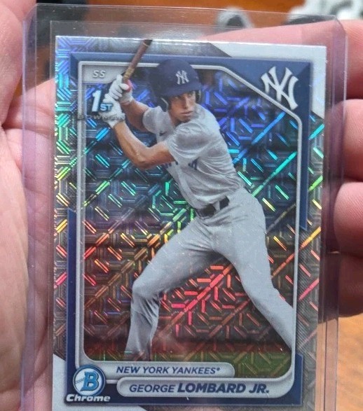 2024 Bowman - Chrome Prospects George Lombard Jr. #BCP-79 Mojo Refractor (RC)