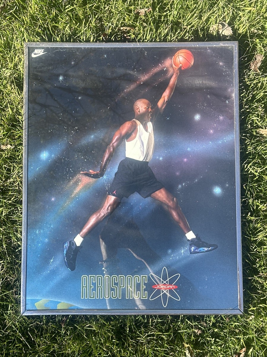 Vintage 1993 Aerospace Michael Jordan Nike Basketball Poster 20