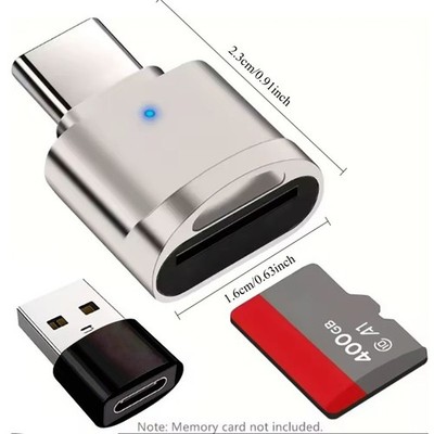 USB 3.0 Type C Micro SD TF Card Reader OTG Adapter for Samsung Android Phone