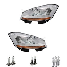 Scheinwerfer Set Gelb H1/H7 für Citroën C4 Picasso I UD_ UA_ inkl. Osram Lampen