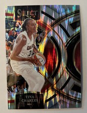 2024 Panini Select WNBA - Premier Level Silver Flash Prizm #107 Tina Charles
