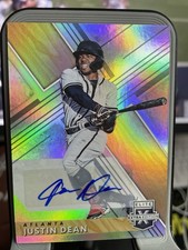 Justin Dean 2019 Panini Elite Extra Edition Autographs #183 Auto Dodgers Stud