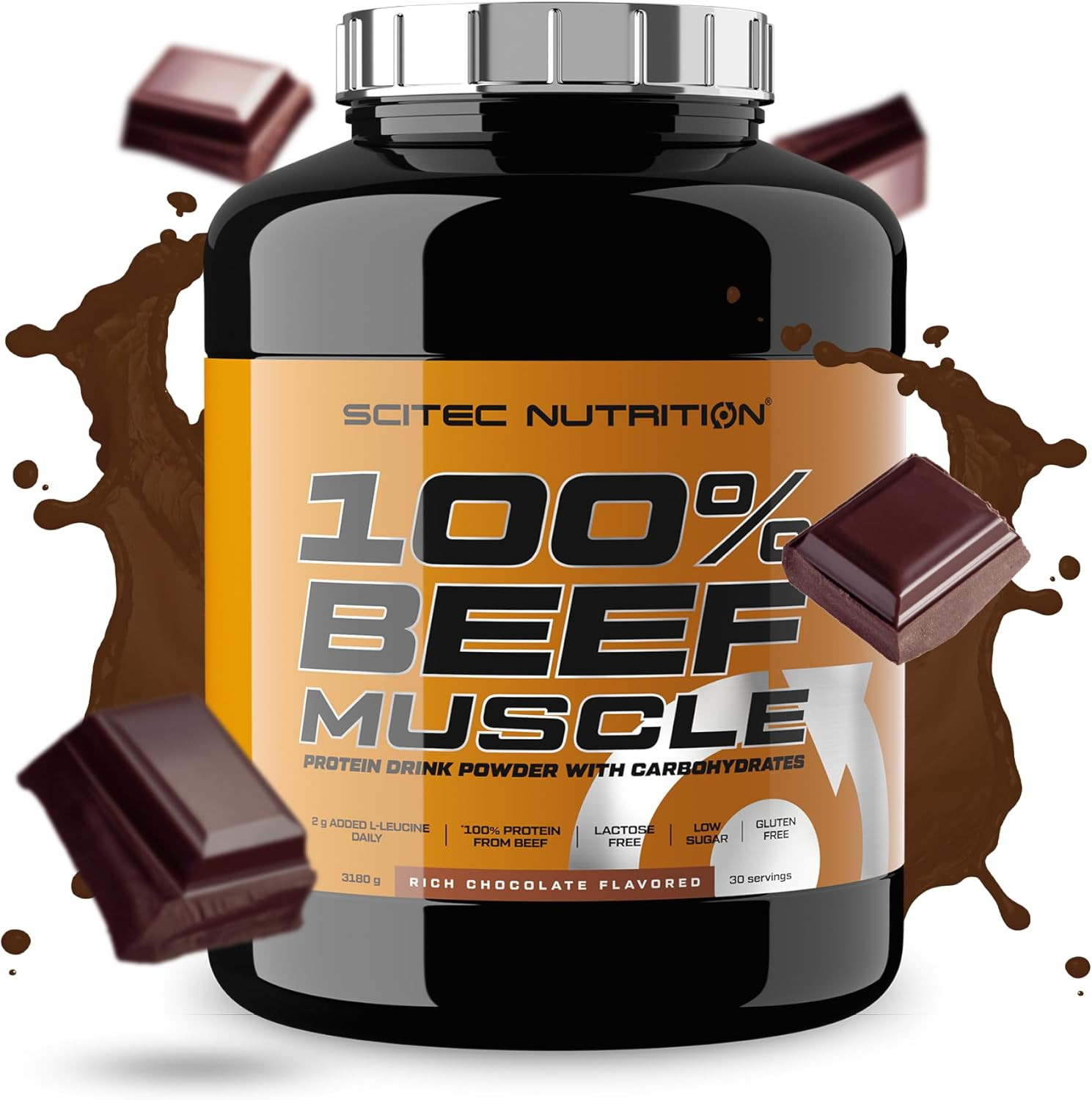 100% Beef Muscle Scitec Nutrition: Proteine Manzo e Carboidrati 3180g