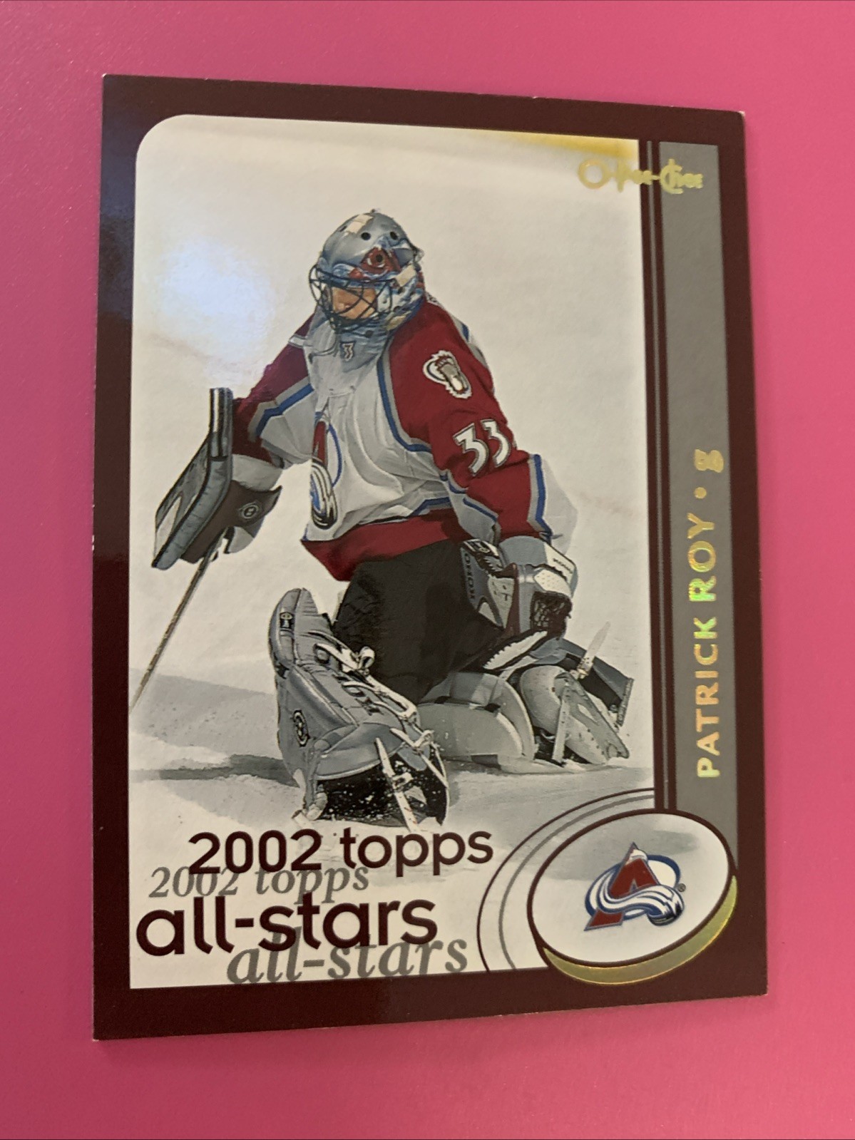 2002–03 OPC Patrick Roy #320 Colorado Avalanche