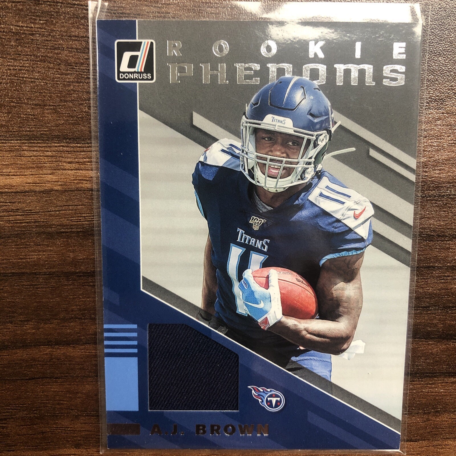 AJ Brown Panini Donruss Rookie Phenoms Jerseys #RPJ14 Red