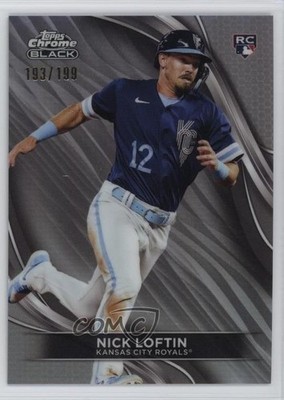 2024 Topps Chrome Black Refractor 193/199 Nick Loftin #28 Rookie RC d4v