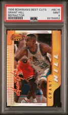 1996 BOWMAN'S BEST BEST CUTS REFRACTOR #BC16 GRANT HILL PSA 9