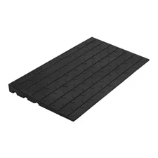 2.5" Rise Rubber Threshold Ramp Non-Slip Heavy Duty for Doorways Home Steps