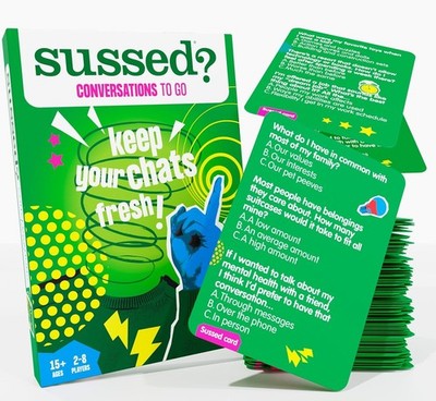 SUSSED  What Would You Do?  Pocket-Sized Question Cards   Card Social Party Game
