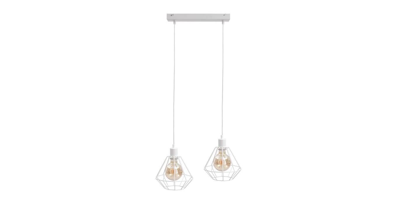 Loft Pendant Light 2xE27 Foskal White 460