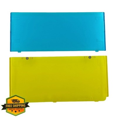Hzxkqmil 3DS Front Back Shell Transparent Blue Yellow