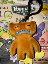 New Fuggler Bag Clip Keychain Charm SERIES 2 - GNAWING TERROR BROWN