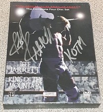 Jeff Jarrett : King of The Mountain (2009) TNA Wrestling [4 DVD Set] AUTOGRAPHED