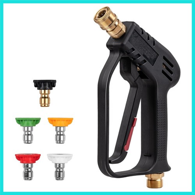 #ad Pressure Washer Gun Max 4000 PSI with 5 Colorful Nozzles 1 4quot; Quick Connect... $26.95