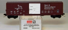 Micro-Trains 02500380 N B&H 50' Single Door Rib Side Boxcar w/o Roofwalk #25105