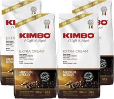 Kimbo Extra Cream Espresso Coffee Beans 4x1kg Medium Roast Arabica Blend 23.33 per kilo