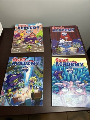 Beast Academy Level 2 (2A-2D) Math Guide Lot 4