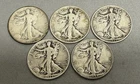 [Lot of 5] Walking Liberty Half Dollar 1934S, 34D, 1935, 35D, 35S **SEE BELOW**