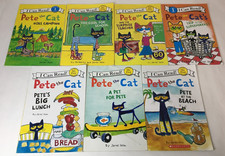 Lot of 7 Pete the Cat Series I CAN READ Books by James Dean PB My First Reading