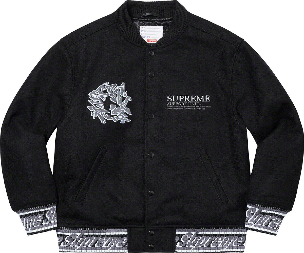 Supreme Support Unit Varsity Jacket FW FWJ Men's