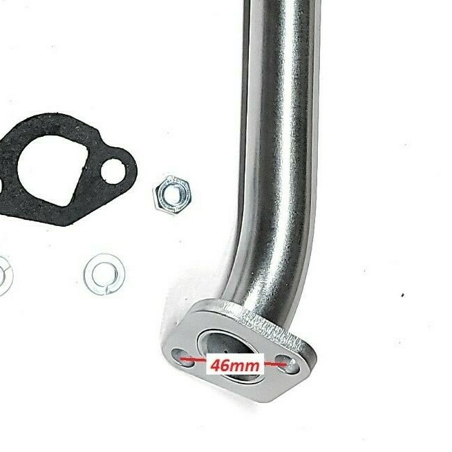 Exhaust With Muffler for: Predator 212cc,Honda GX160, GX200