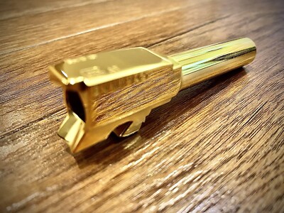 NEW GIock 17 Smooth Mirror Polished 24k Gold Barrel G17 Gen 1 2 3 OEM Factory