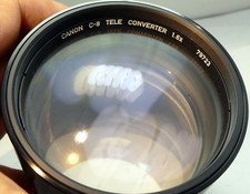 Canon C-8 Tele Converter 1.6X LENS - with haze, needs cleaning