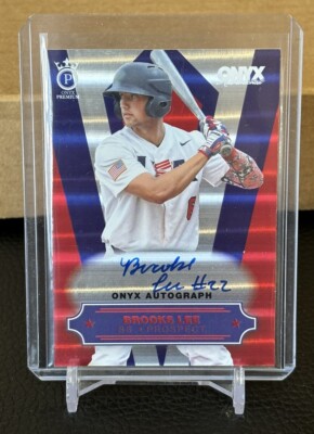 2022 Onyx Premium BROOKS LEE Auto #102/265 On Card Autograph Twins Rookie RC