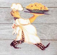 kitchen italian chef wall sticker pasta glossy 9.5 inch
