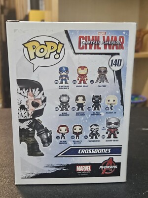 Porte-clé Crossbonnes / Captain America Civil War / Funko Pocket Pop