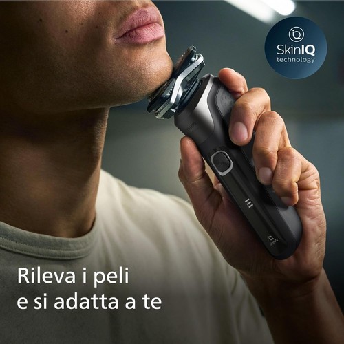 Rasoio elettrico Philips S5000 Wet & Dry in grigio carbonio modello S5887/13 - Foto 8 di 9
