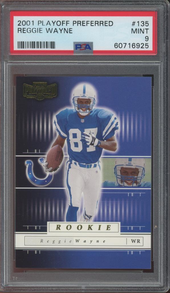 Reggie Wayne Playoff Preferred #135 National Treasures-Silver