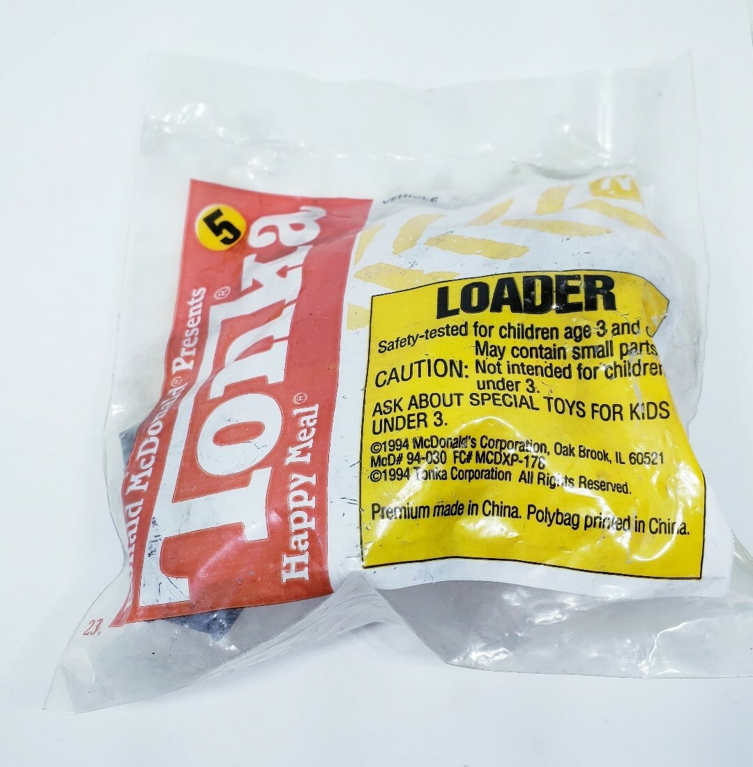 Tonka - McDonalds Happy Meal Toy Front end Loader 1992