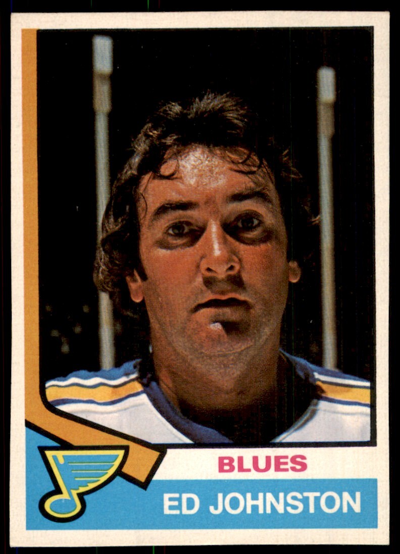 1974-75 O-Pee-Chee NM Ed Johnston #265