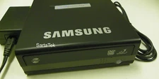 Samsung SE-S204N DVD-R/RW External Lightscribe SE-S204 Drive W AC Adapter Black