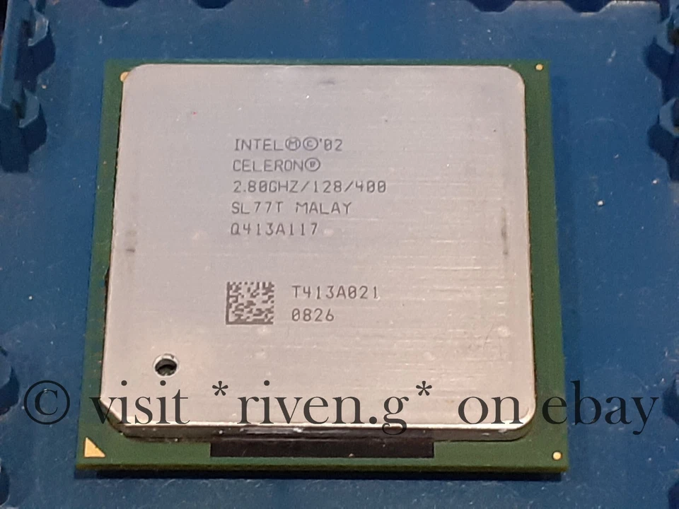INTEL CELERON 2.8 Ghz SOCKET 478 CPU@FULLY TESTED 400 FSB@SL77T STEPPING CODE - Image 3 of 4