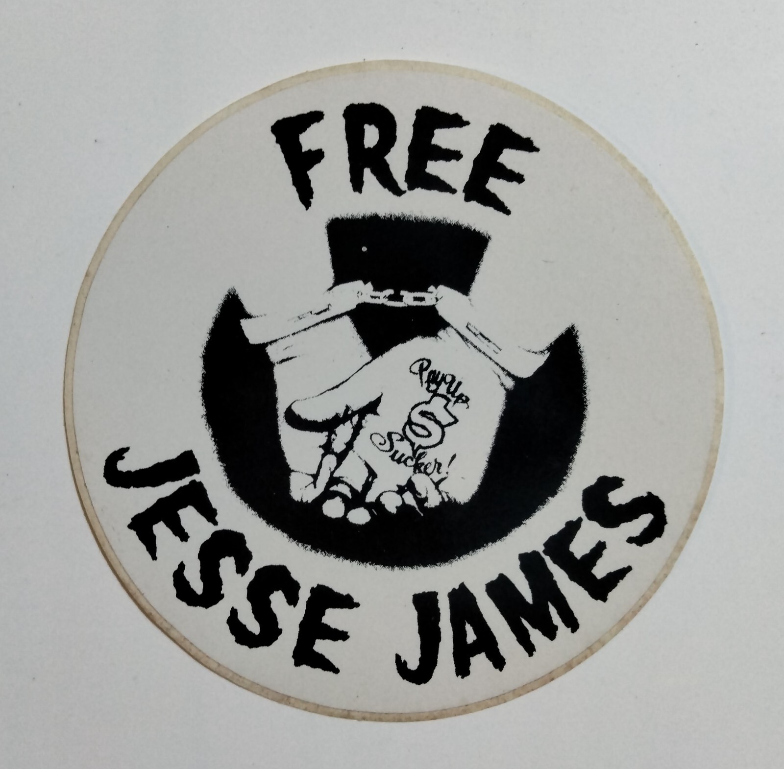 Jesse James West Coast Choppers  Sticker BLACK SMALL Collectors Item