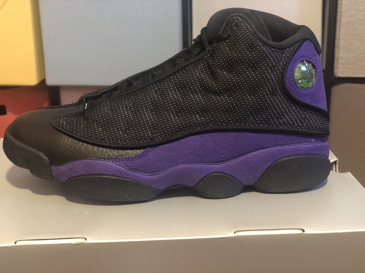 ★ Nike ★ Jordan Retro 13 Court Purple Nike Air Jordan 13 Retro Lakers Sample White Court Purple