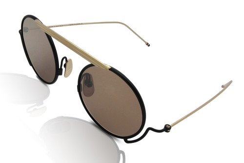 Coach Round Sunglasses HC 8146 (L949) Brown Lens Gold  display picture 3