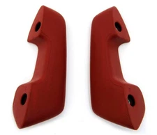 NEW! 1957-1967 Red Arm Rest Pads Falcon, Pick Up Truck, Bronco Pair both Sides