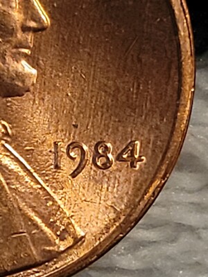Scarce Variety-1984-P 1DO-006 Lincoln Memorial Cent BU High Grade