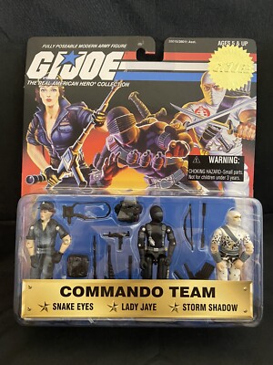 G.I. Joe Cobra The Real American Hero Commando Team Action Figures Hasbro 1997